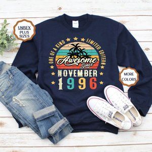November 25th 1996 Birthday Sweatshirt